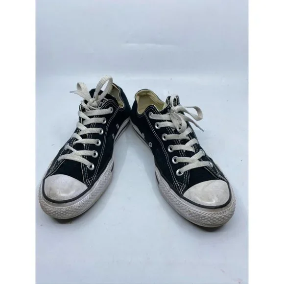 CONVERSE Sneakers Black White Women's Size 7.5 - Picture 2 of 7